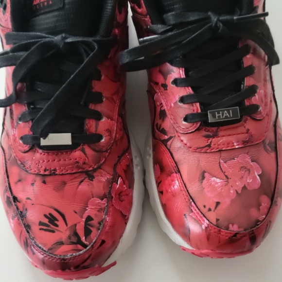 Nike Air Max 1 ULTRA LOTC QS SHANGHAI CITY PACK Red sz 6 FLORAL [747105-600] - Picture 2 of 9